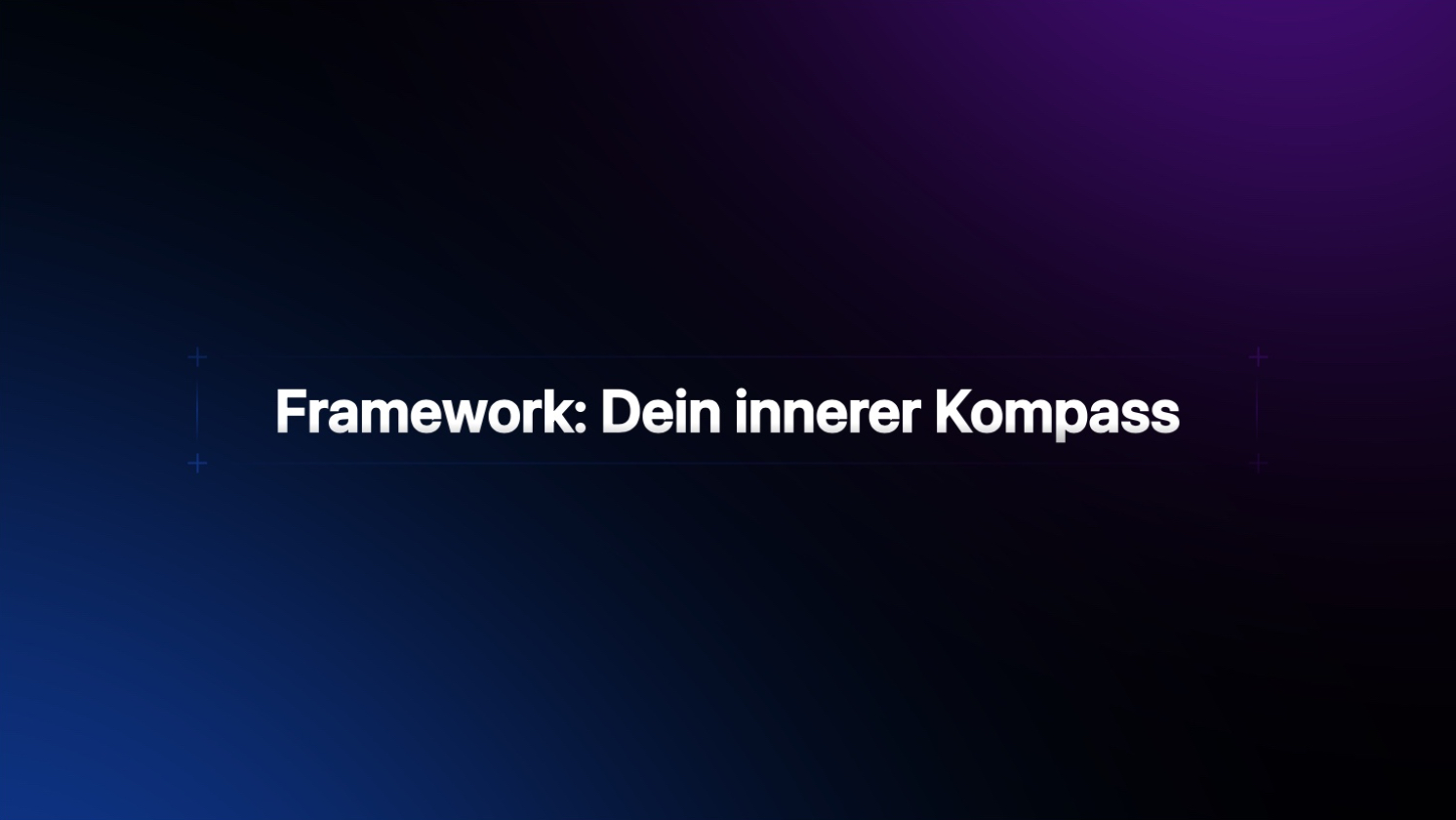 Inner Compass Framework