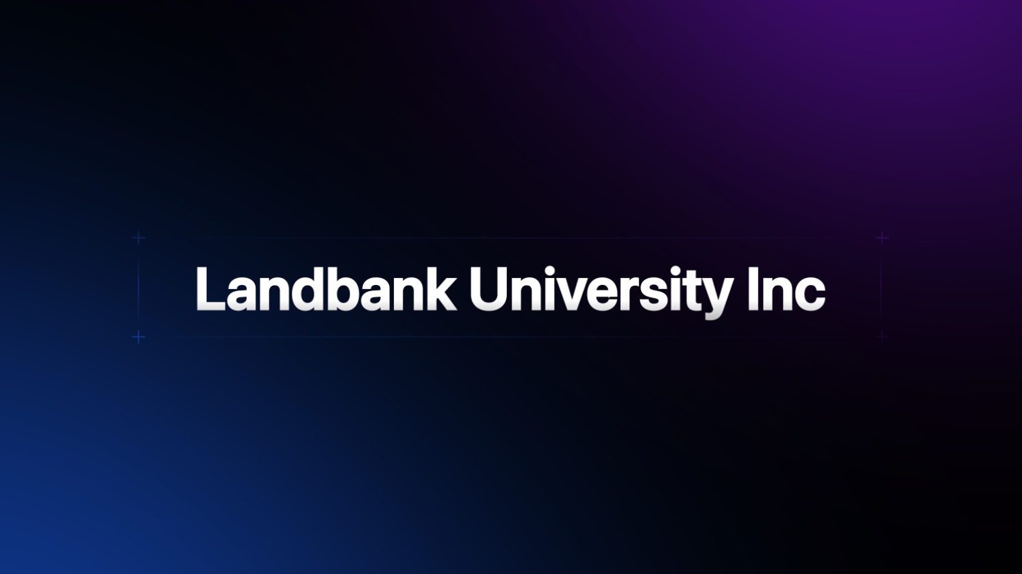 Land & Development Program 8 Week Mentorship