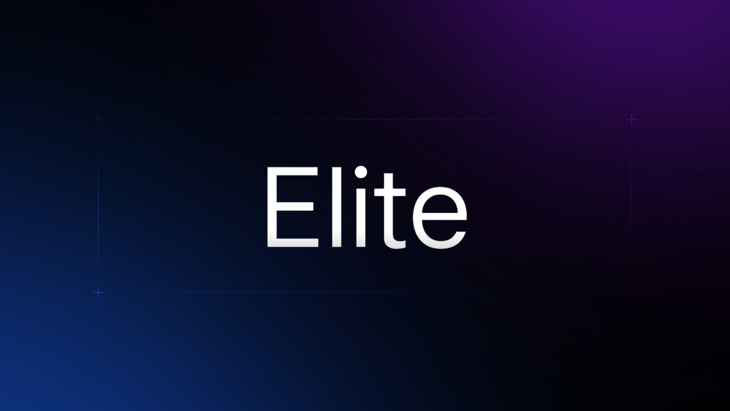 Elite Minimalist poster