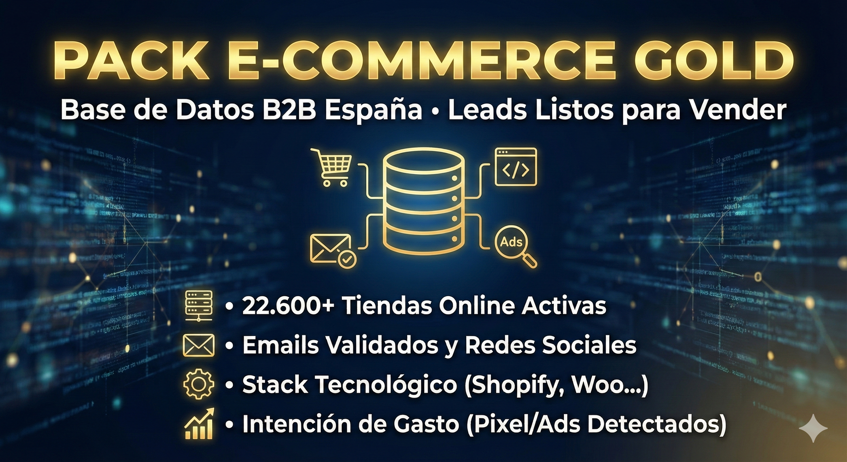 Leads 22k Tiendas España