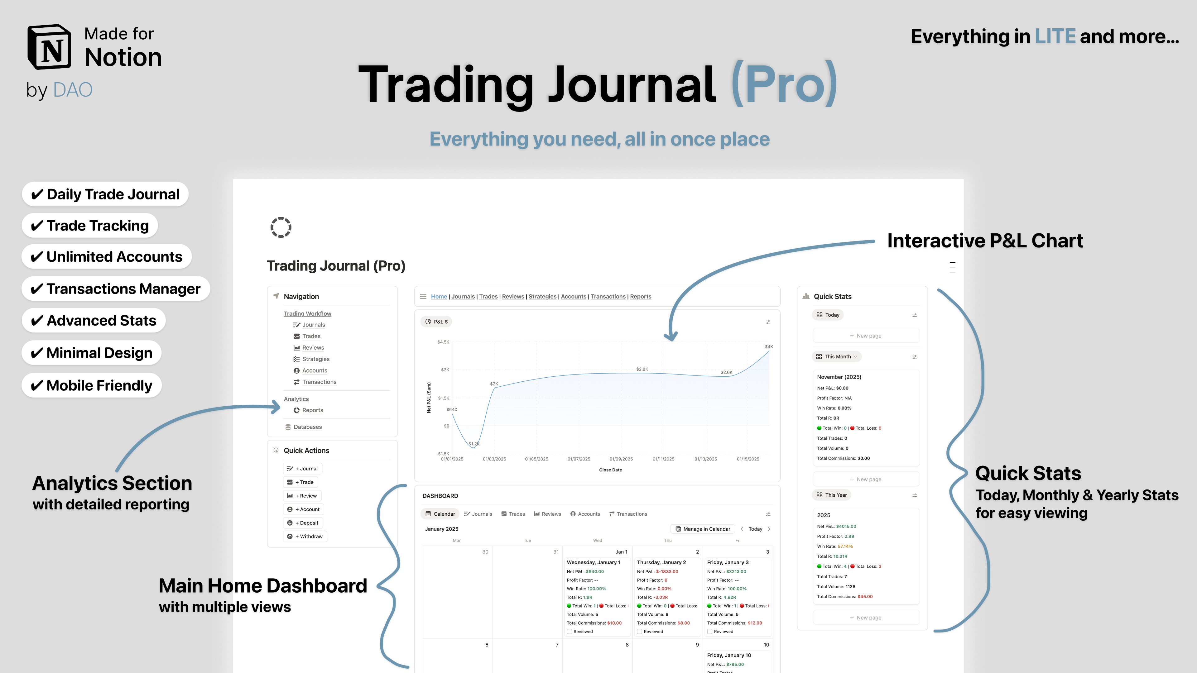 Trading Journal (Pro)