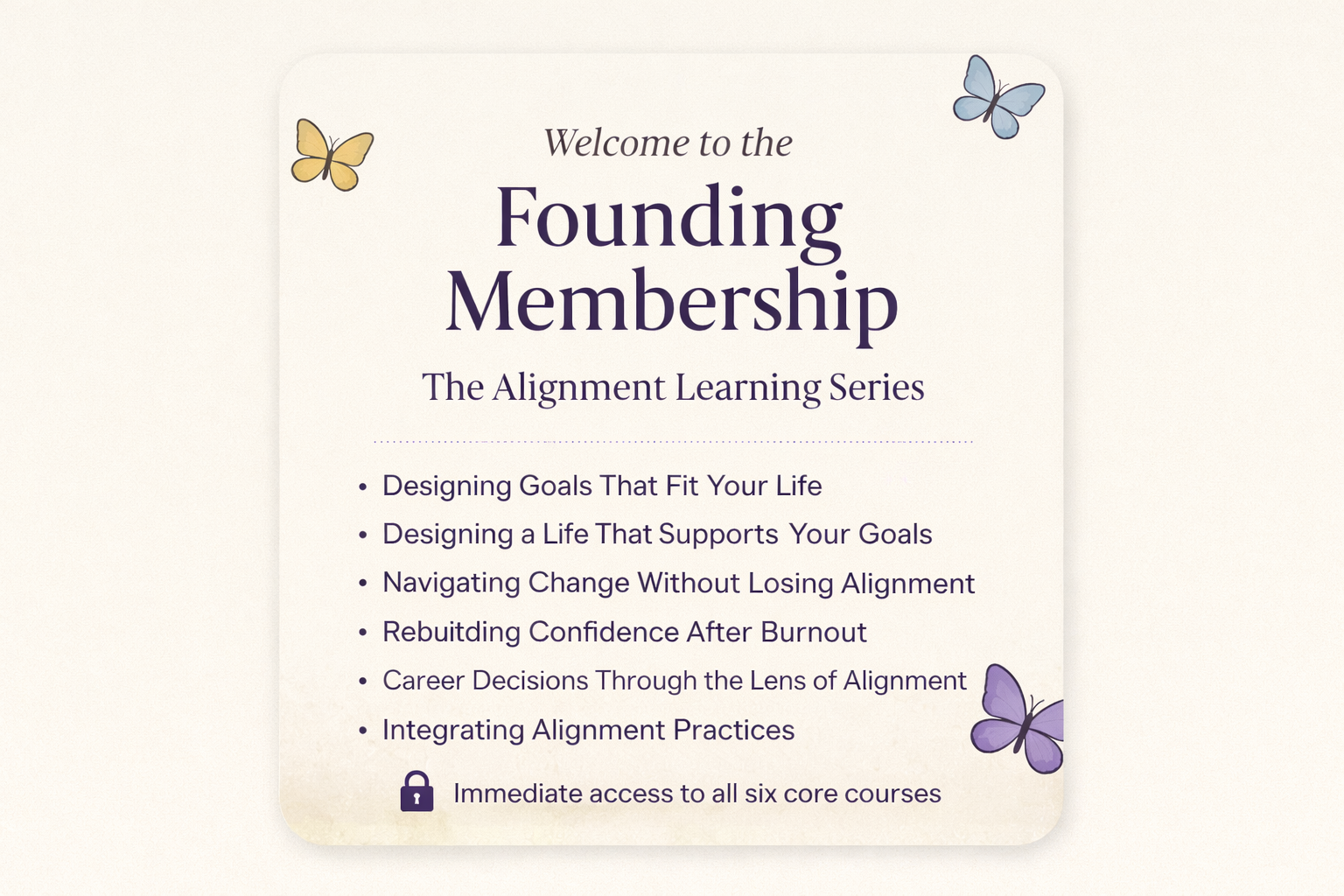 Founding Membership 