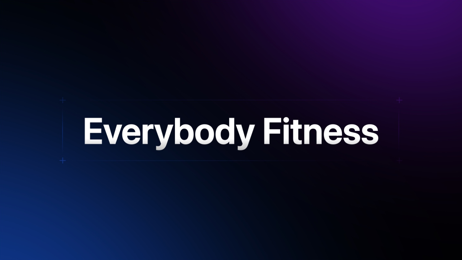 Everybody Fitnesss Basic Plan
