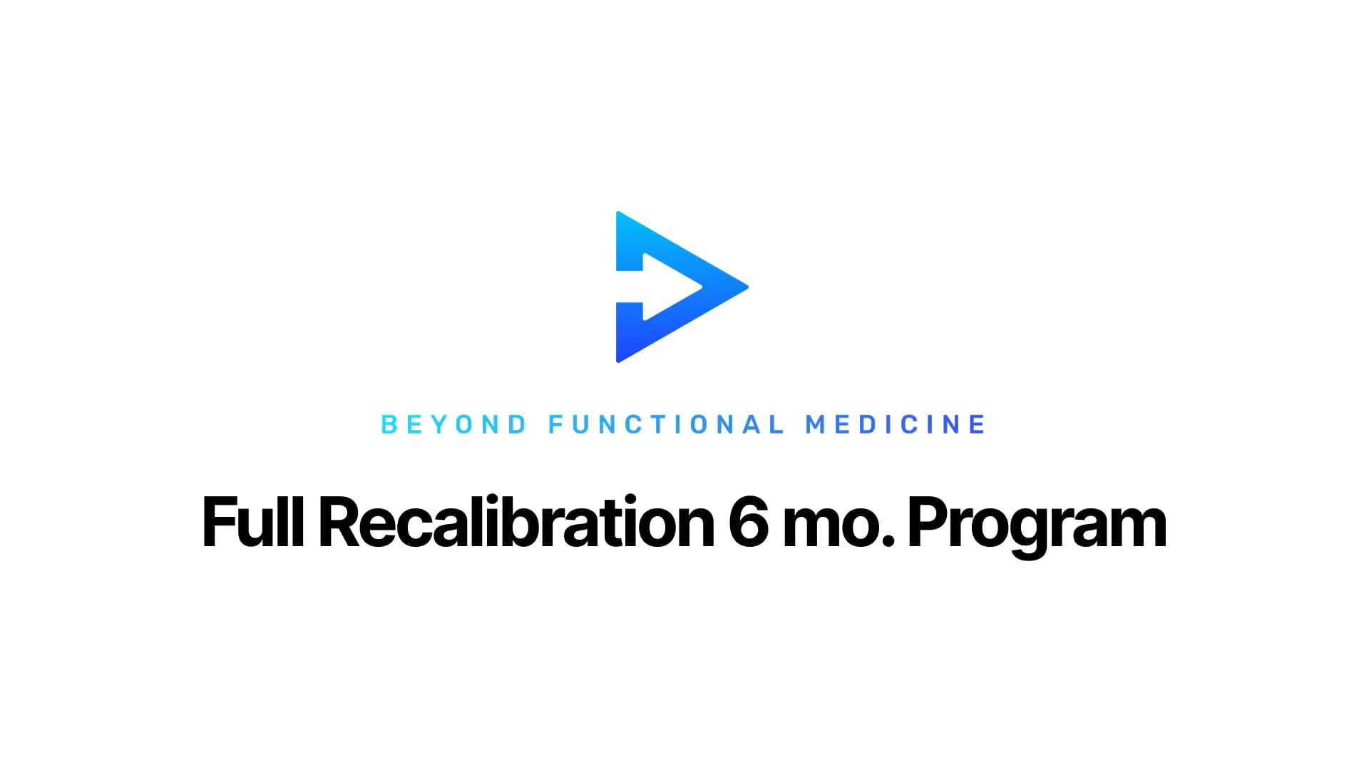 Beyond Functional Medicine
