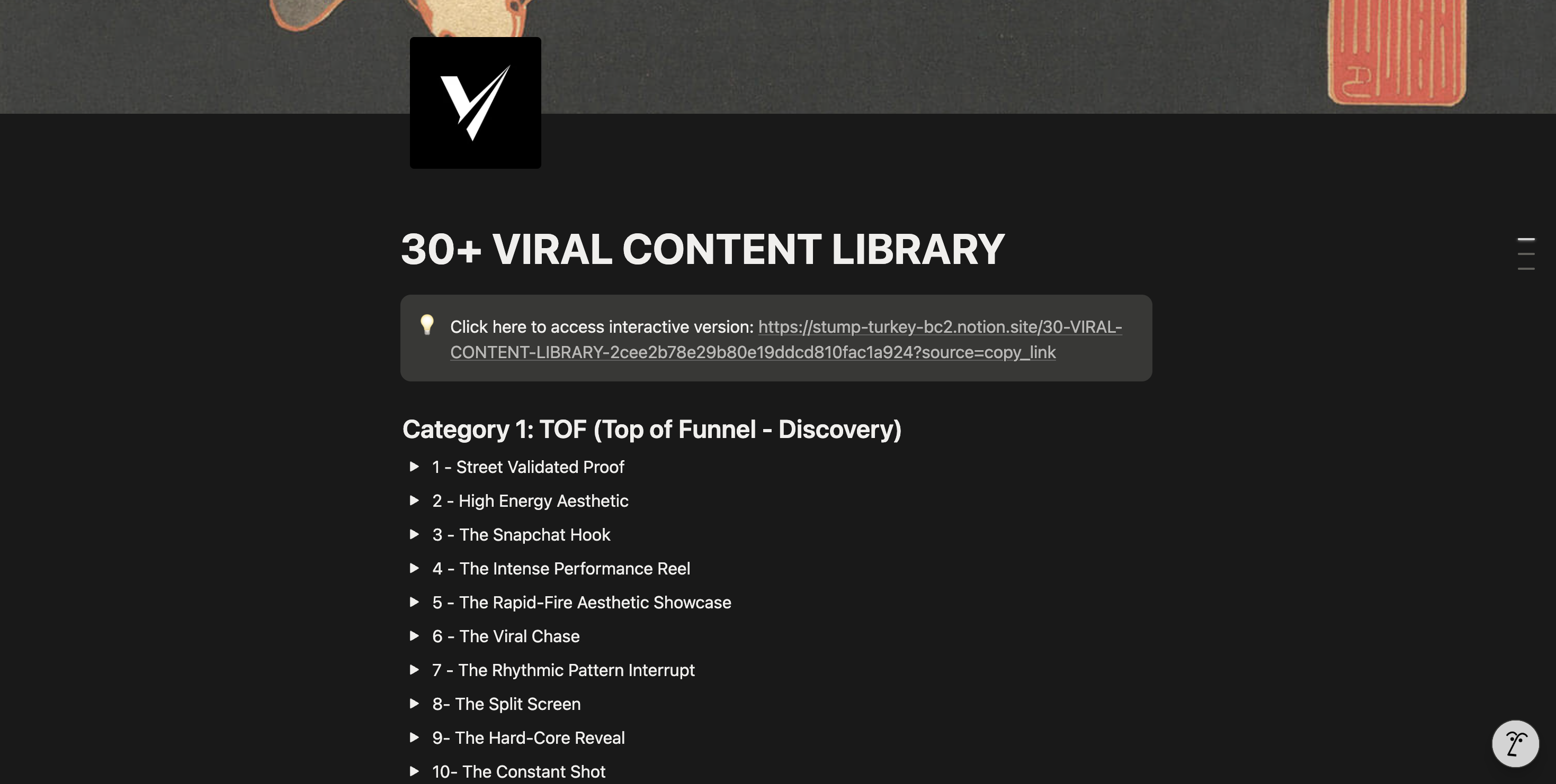 The Viral Content Vault