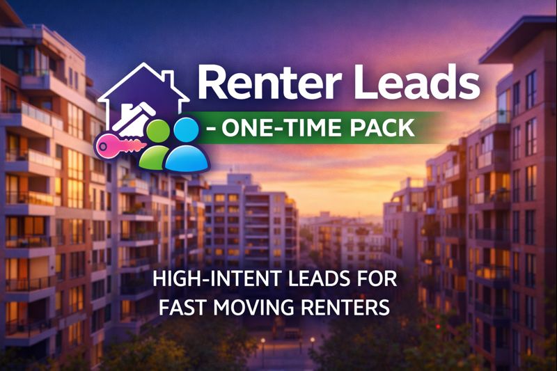 Renter Leads – One-Time Pack