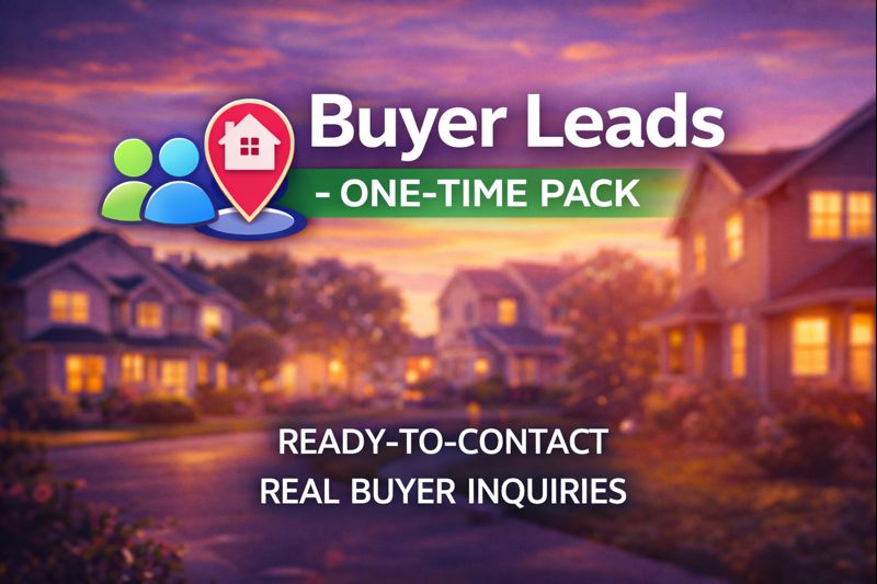 Buyer Leads – One-Time Pack