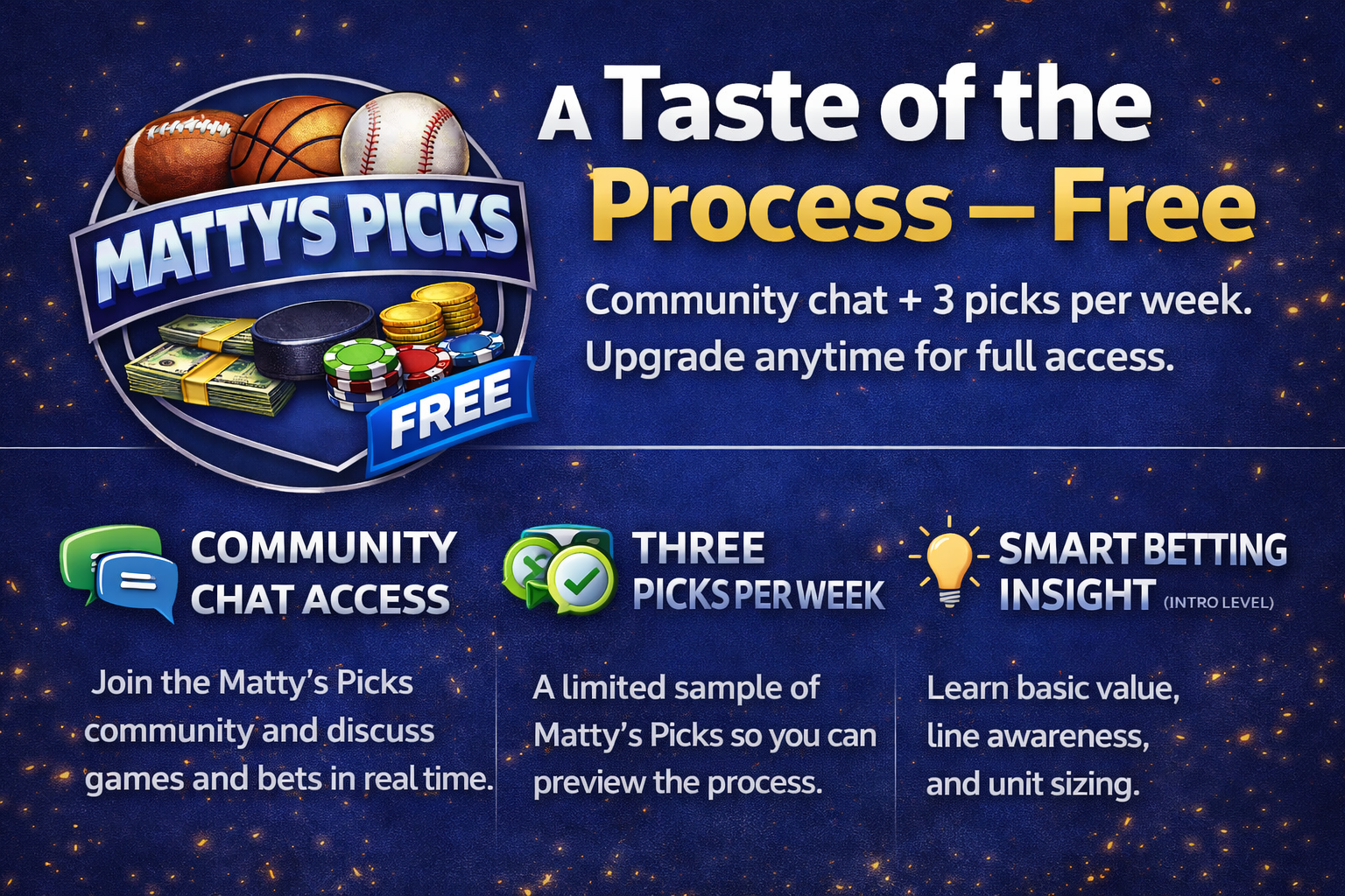 Matty's Picks