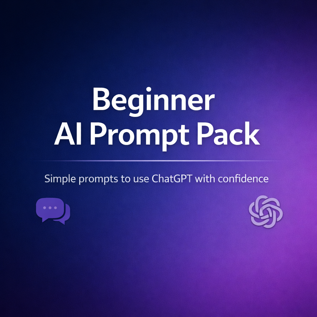 Beginner AI Prompt Pack 