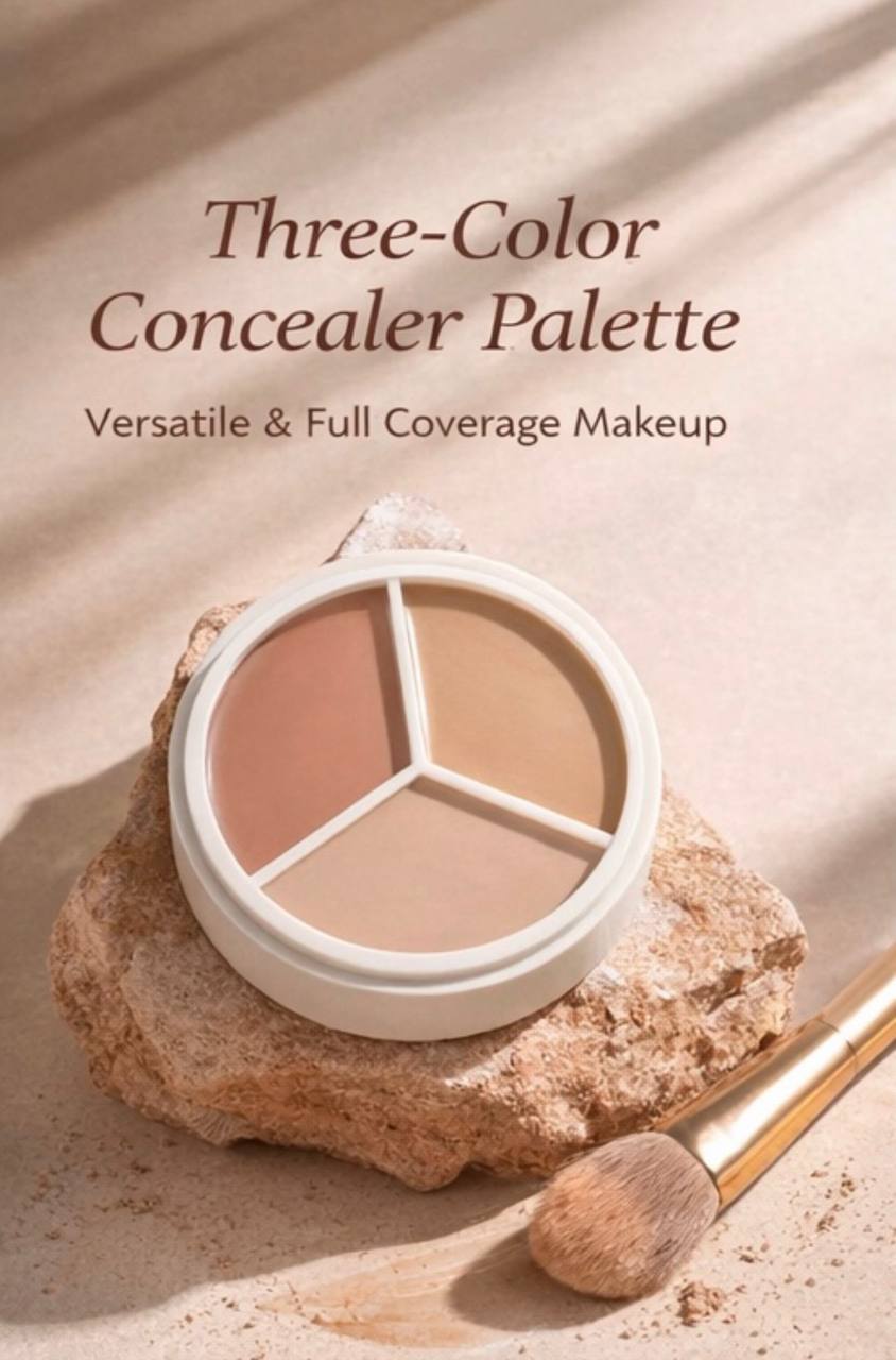 Three-Color Concealer Palette