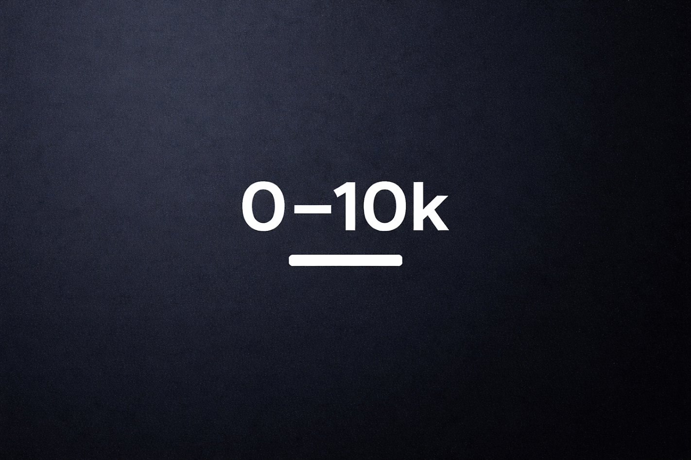 0-10k Commerce