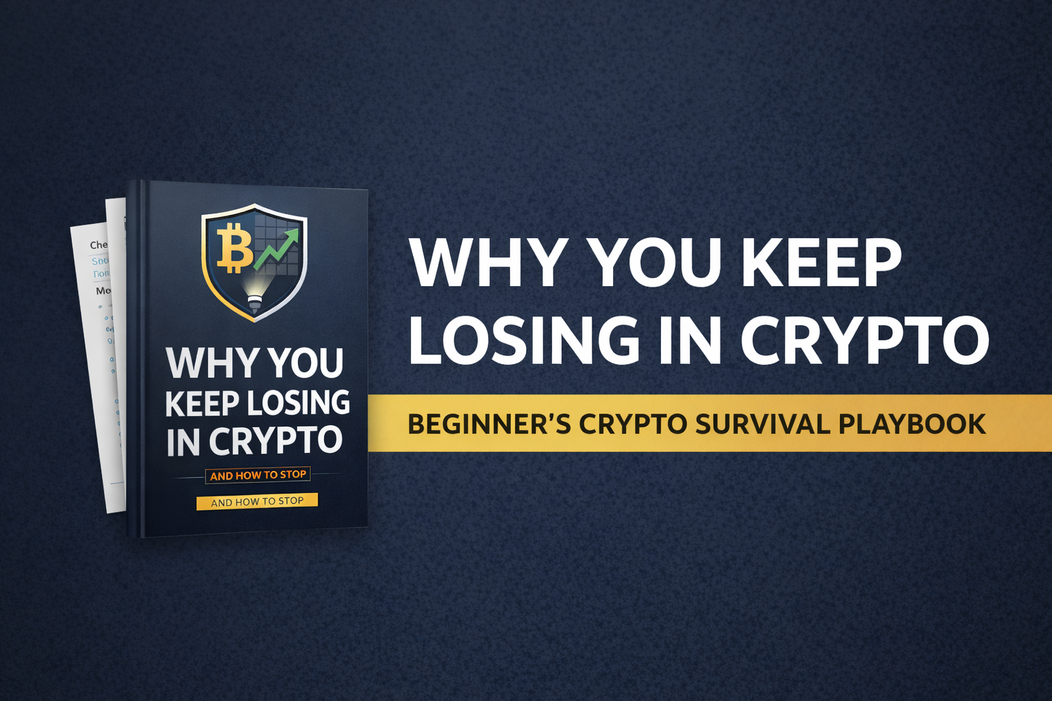 How to stop losing in crypto