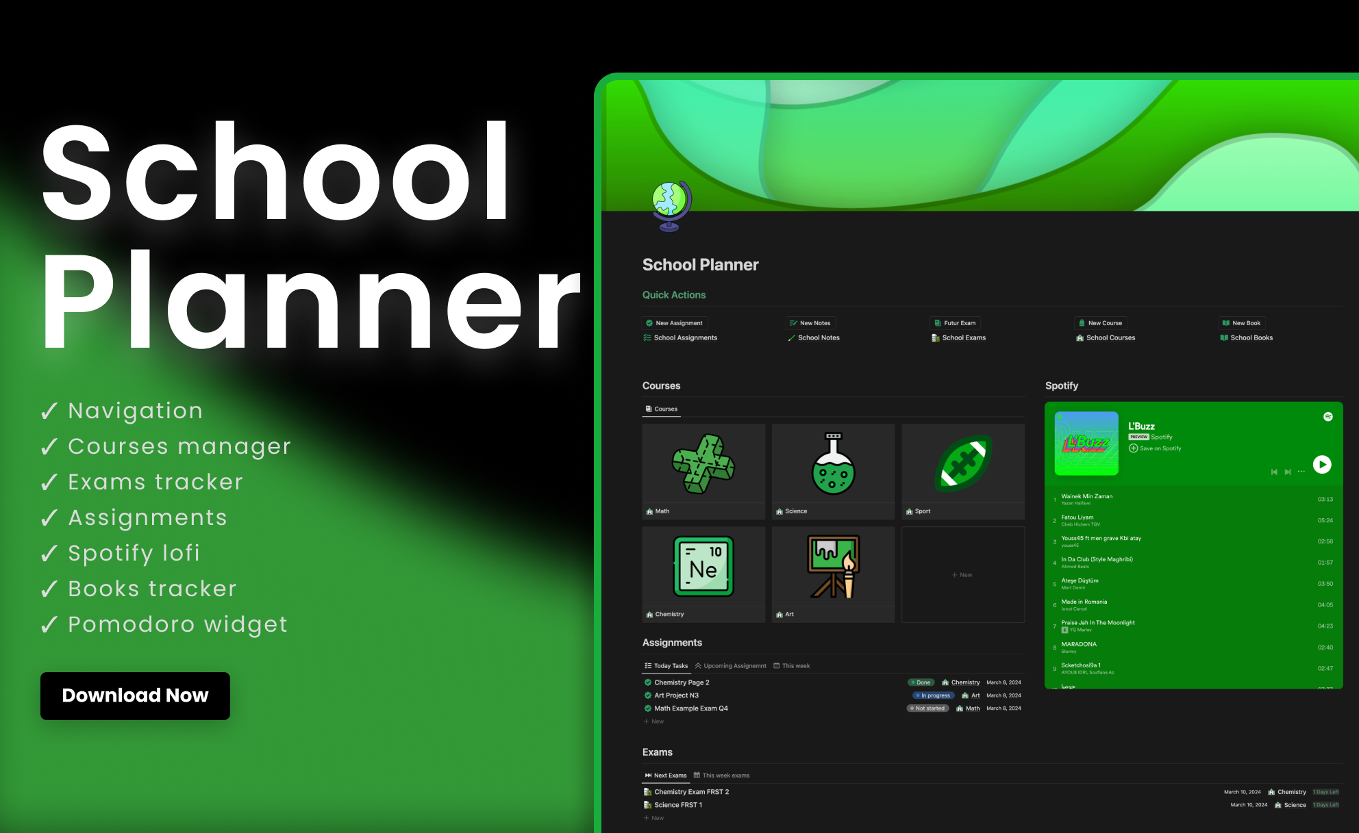 school planer