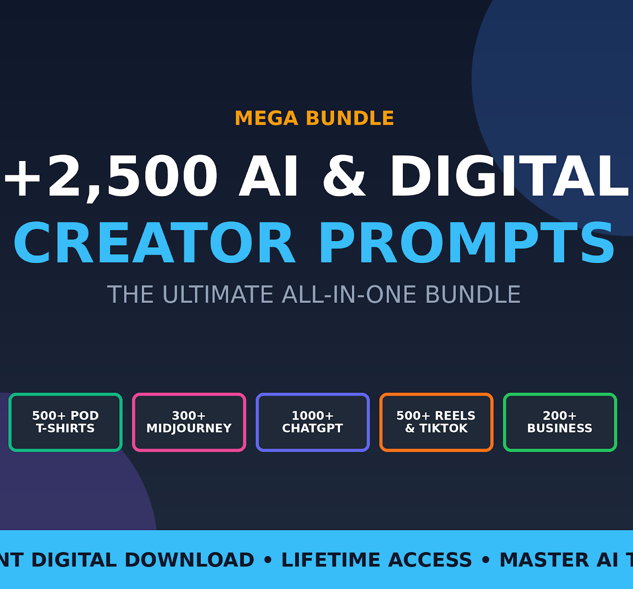 2500 AI Prompts Bundle
