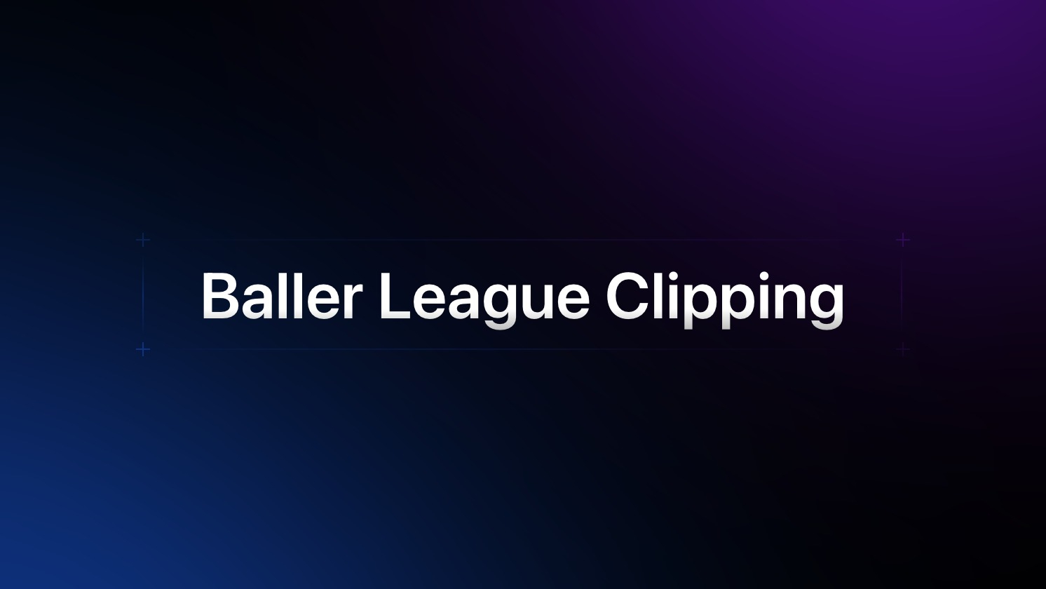 Baller League Stream Clipping