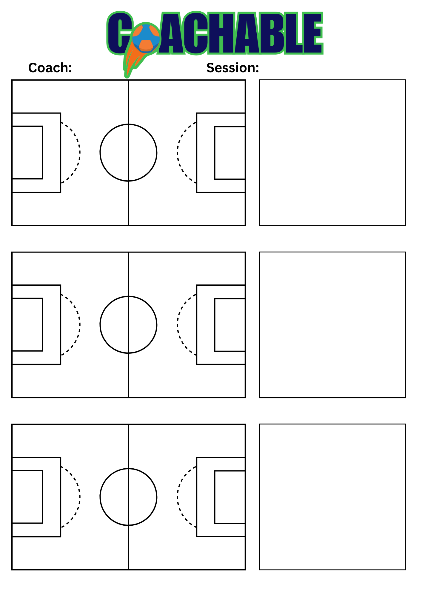 Football Training Template