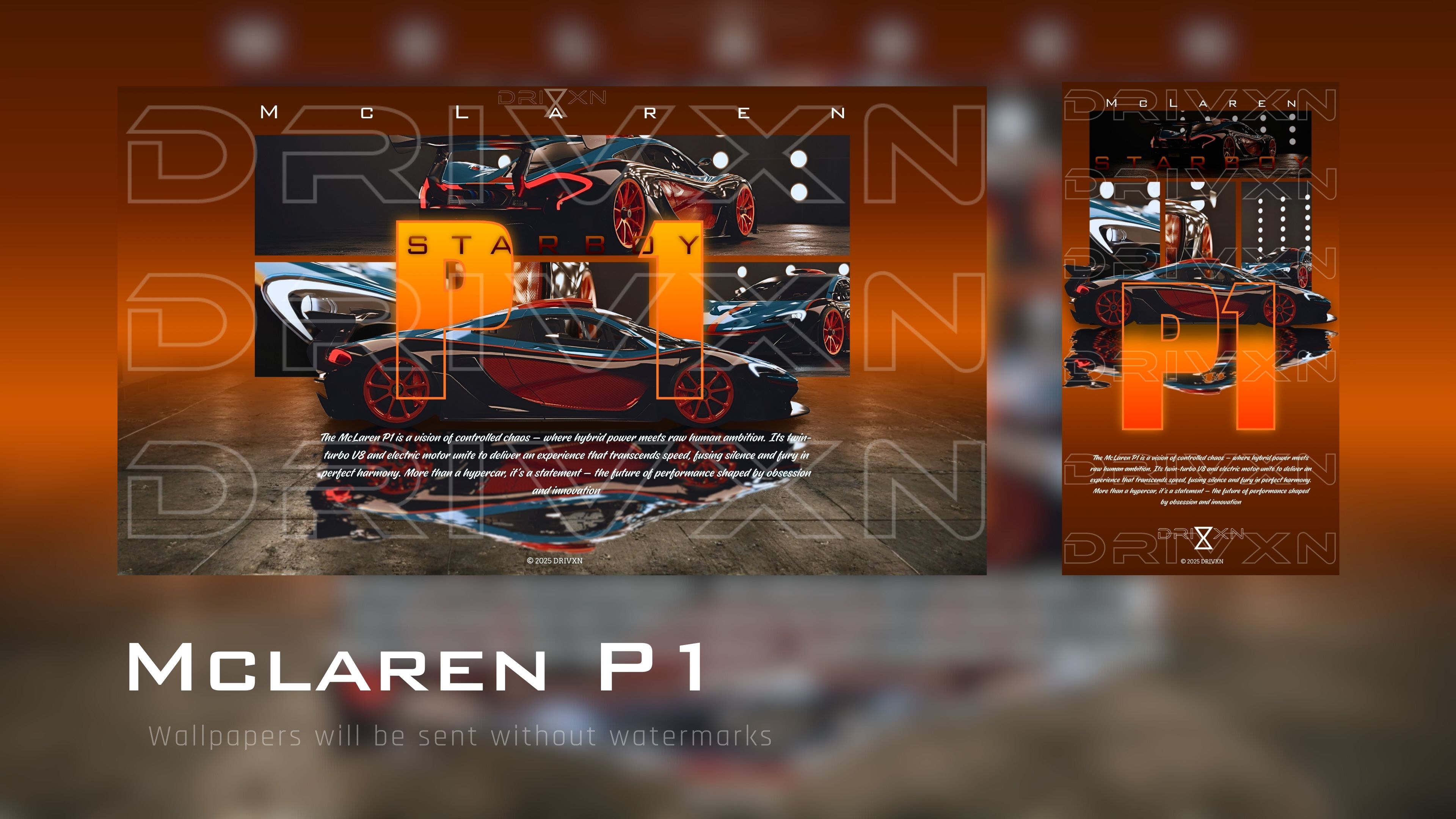 McLaren P1 - V50 Pair