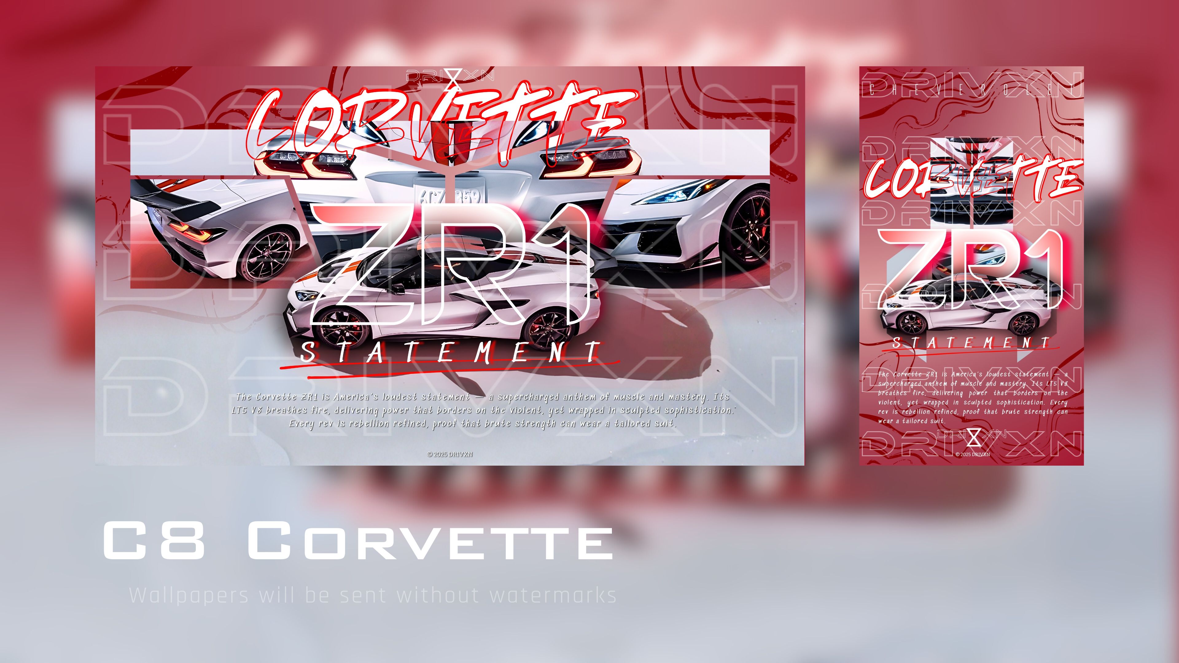 C8 Corvette - V50 Pair