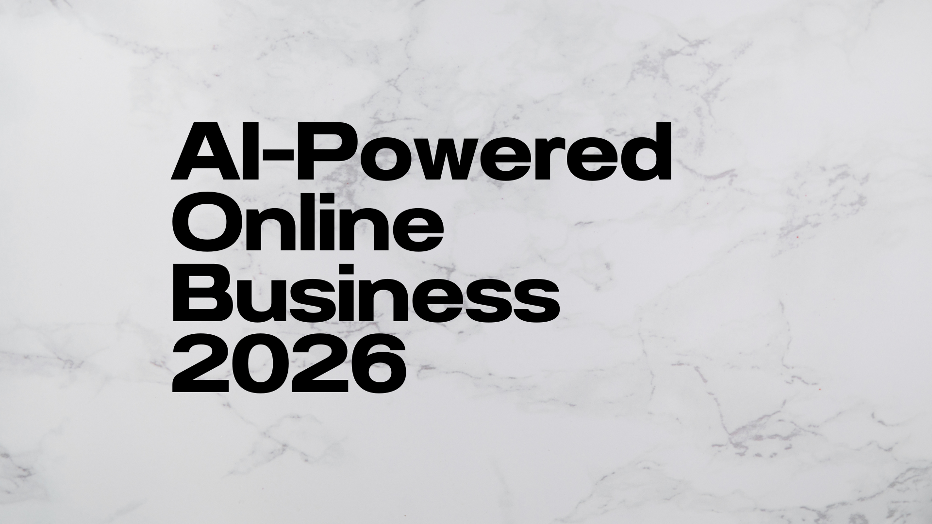 AIPowered Online Business 2026