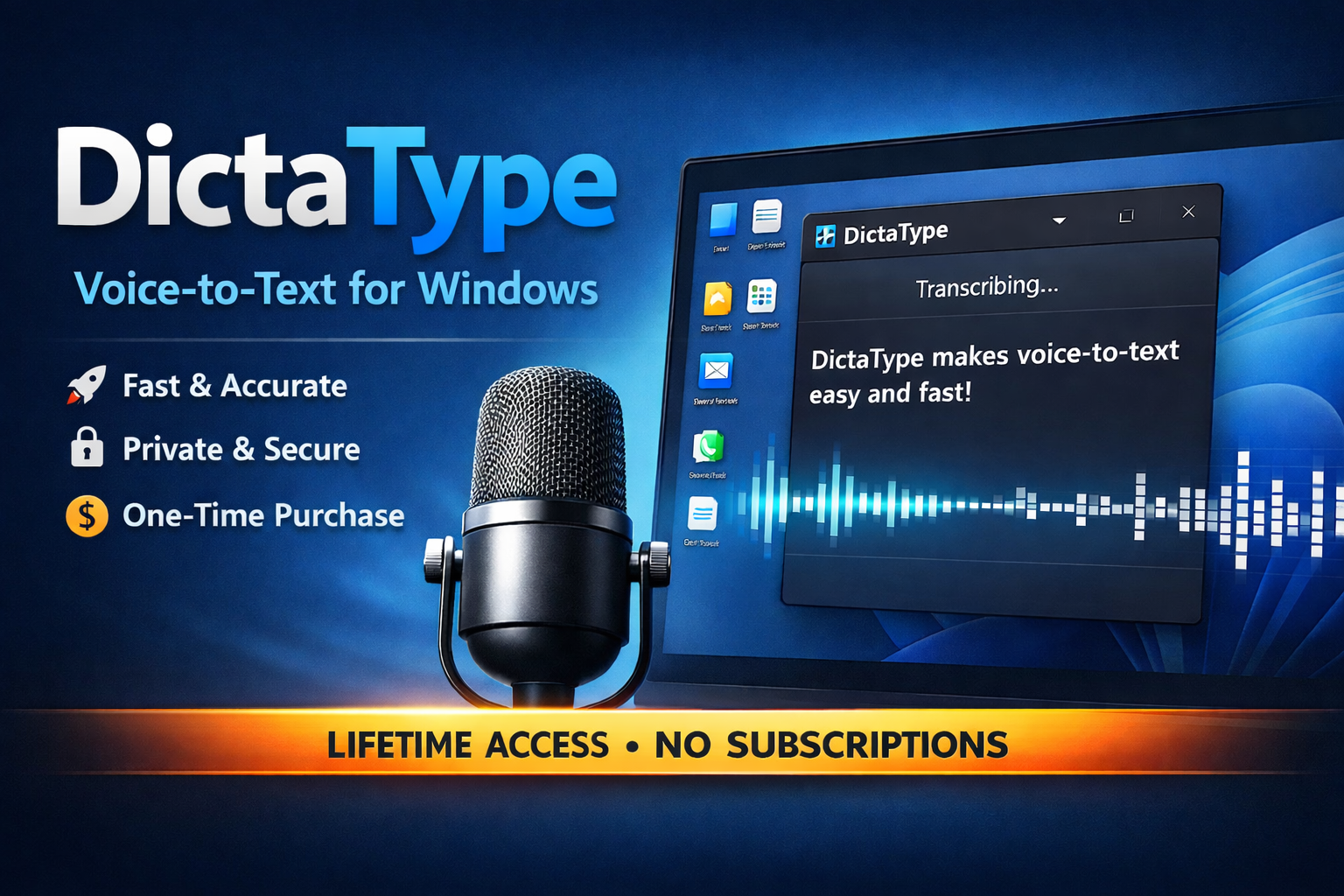 DictaType - Speech To Text