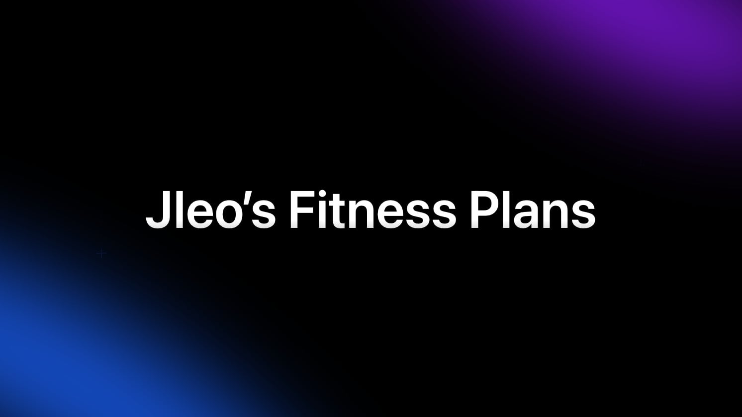 8 Week Fat Loss Plan