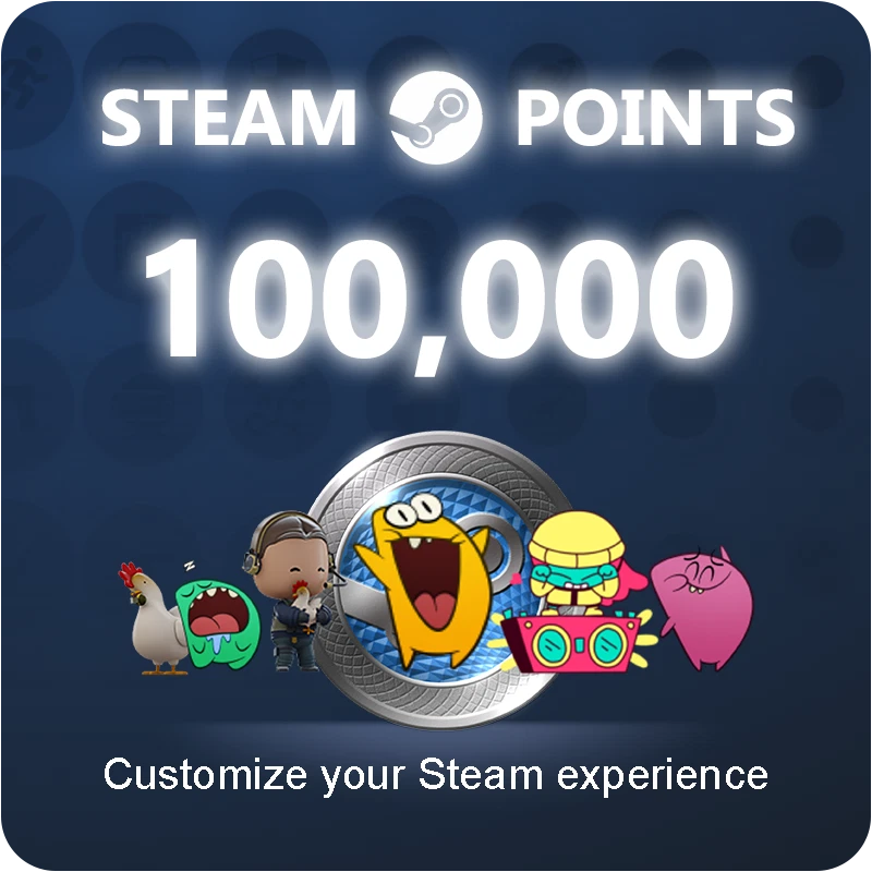 STEAM POINTS 100k