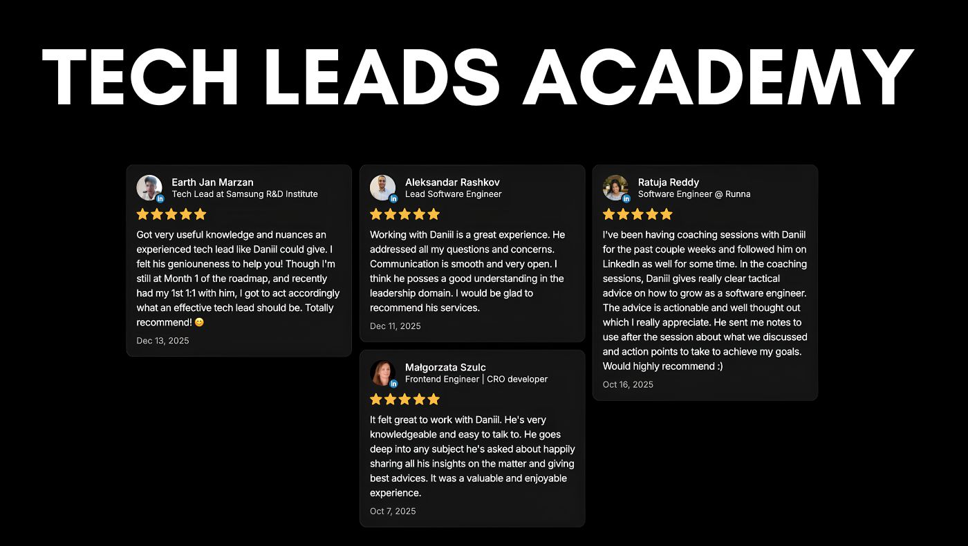 Tech Leads Academy