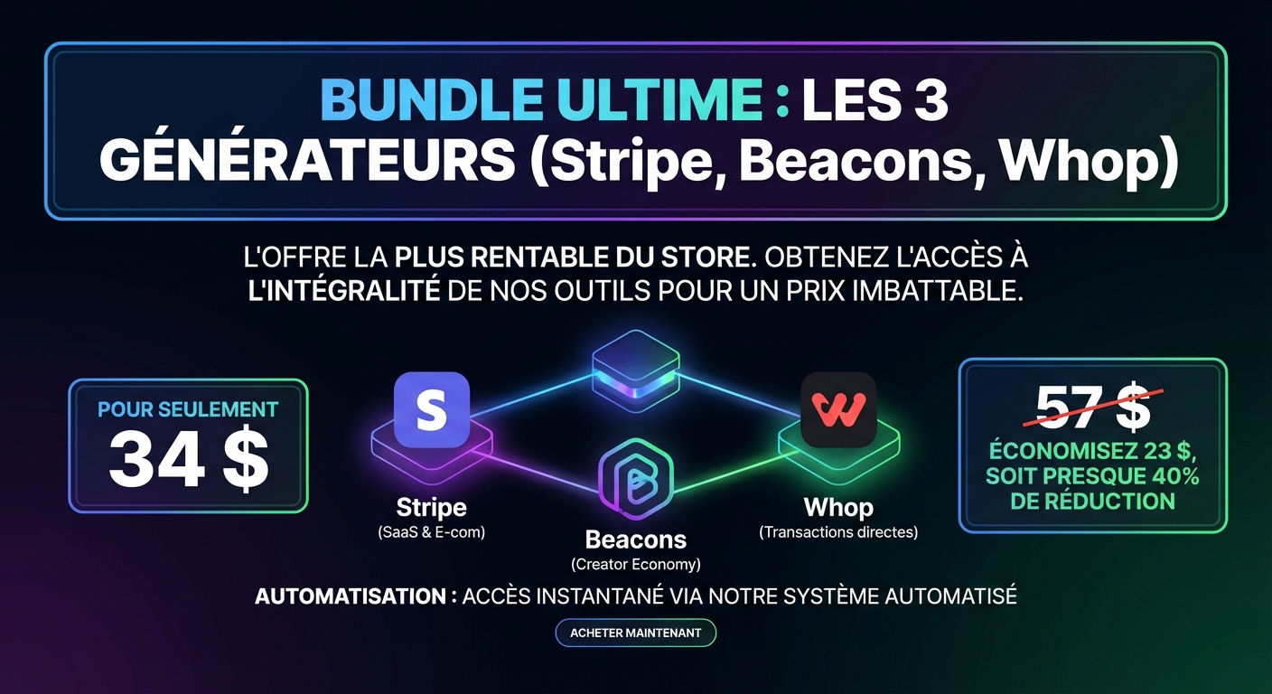 Le Pack "Trio" 