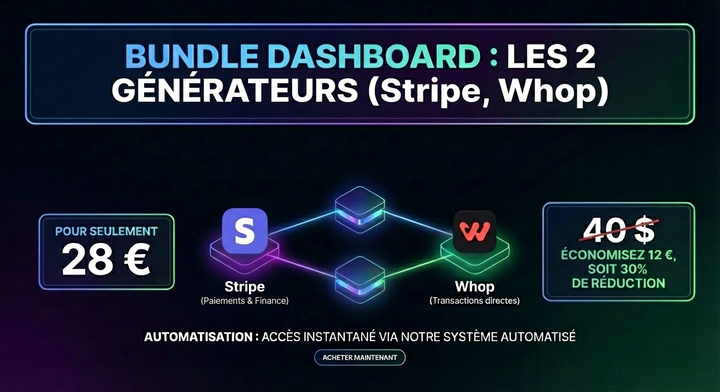 Générateur Stripe + Whop