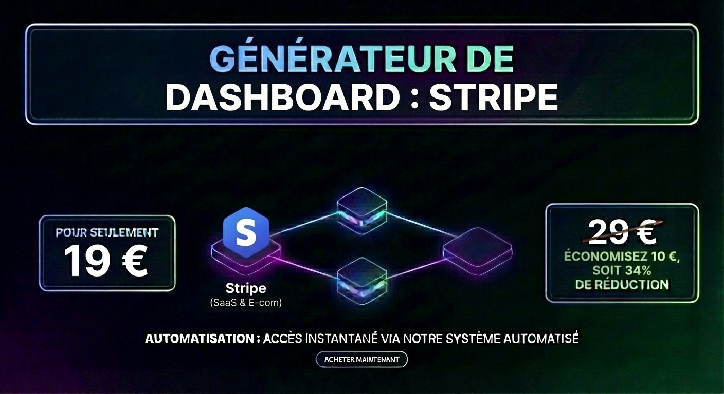Générateur de Dashboard Stripe