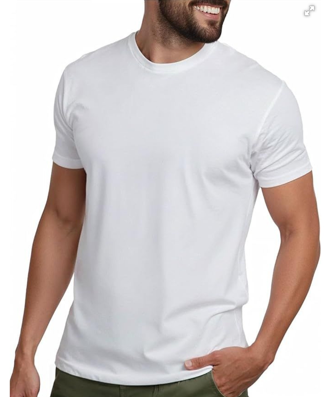 Men's white Tees