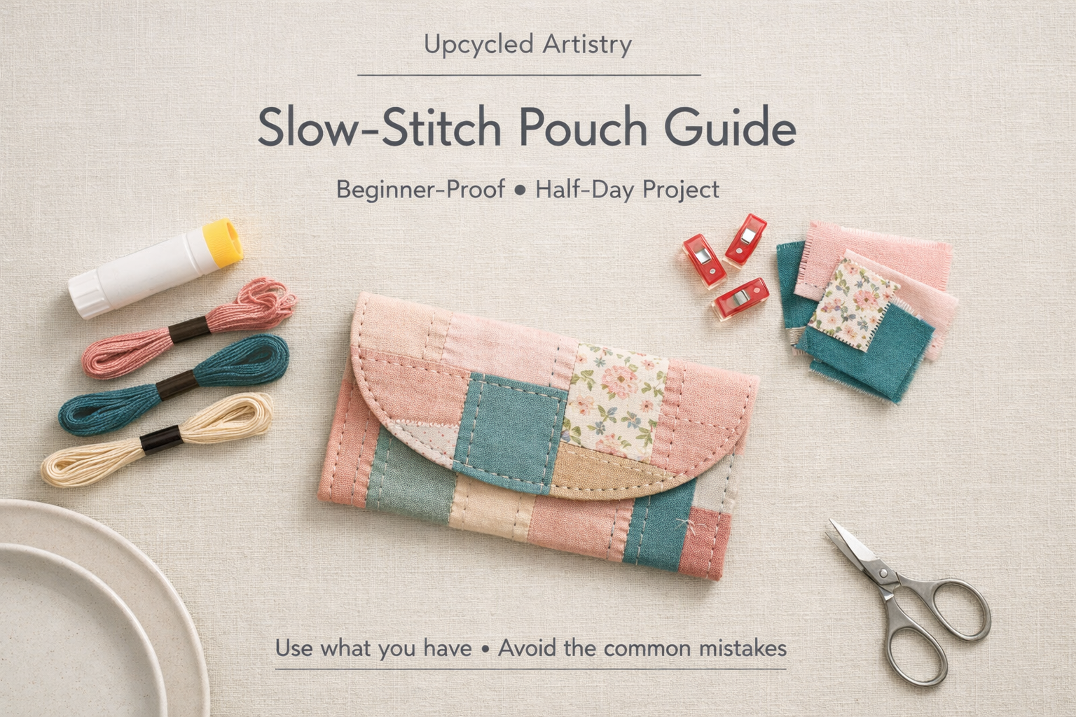Slow-Stitch Pouch Guide