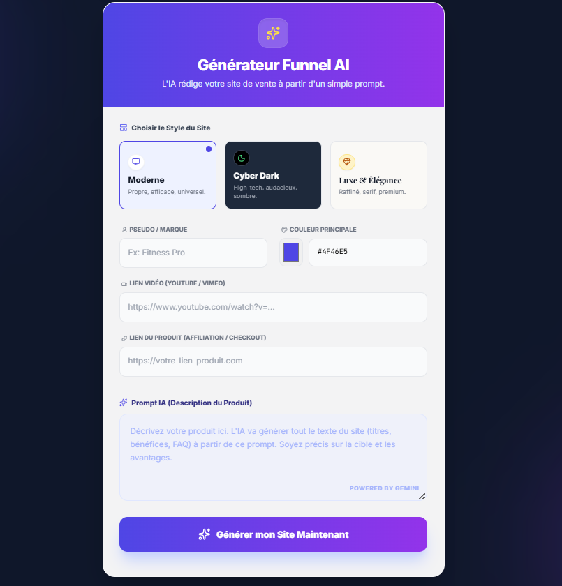 🚀 FunnelAi Pro