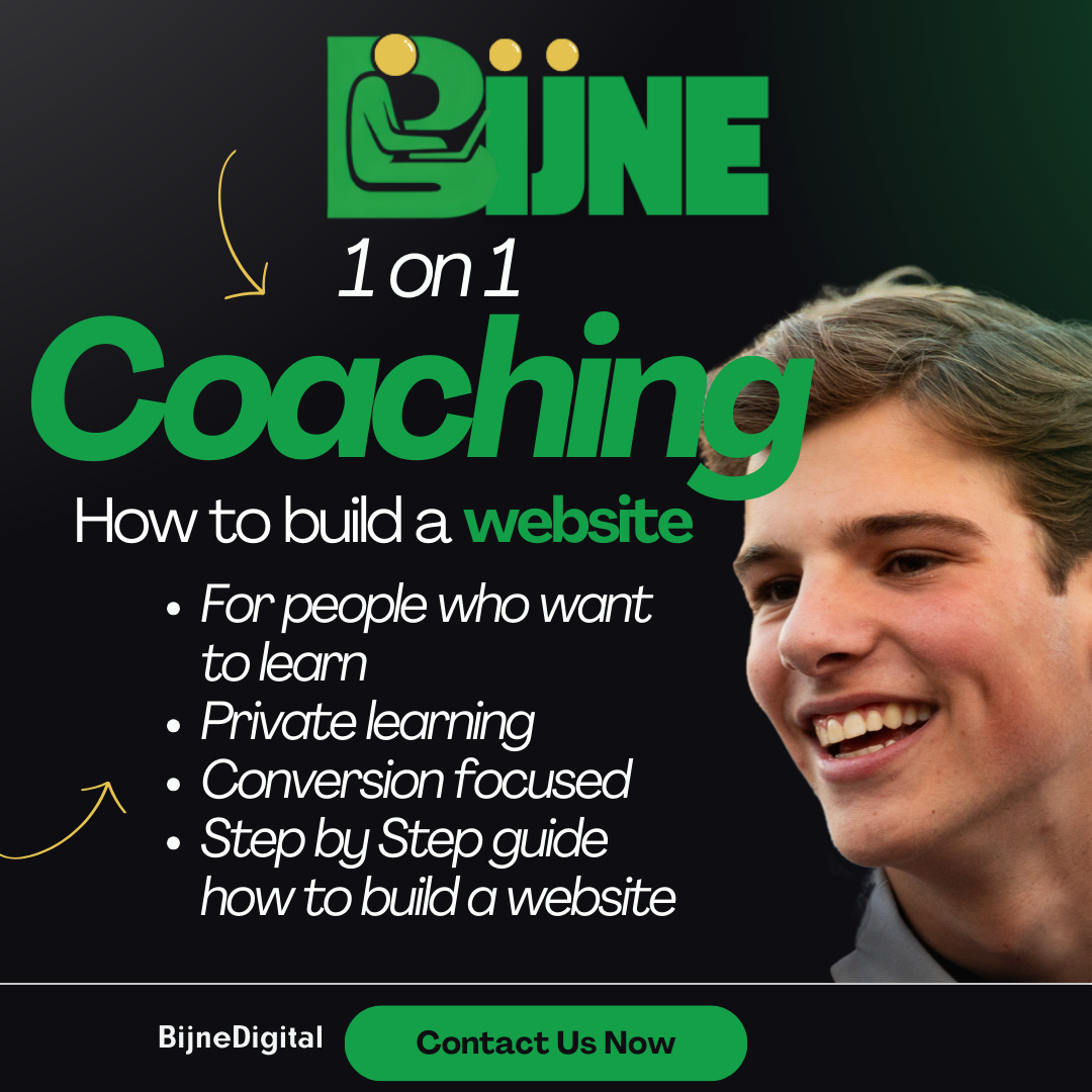 1 on 1 Website development