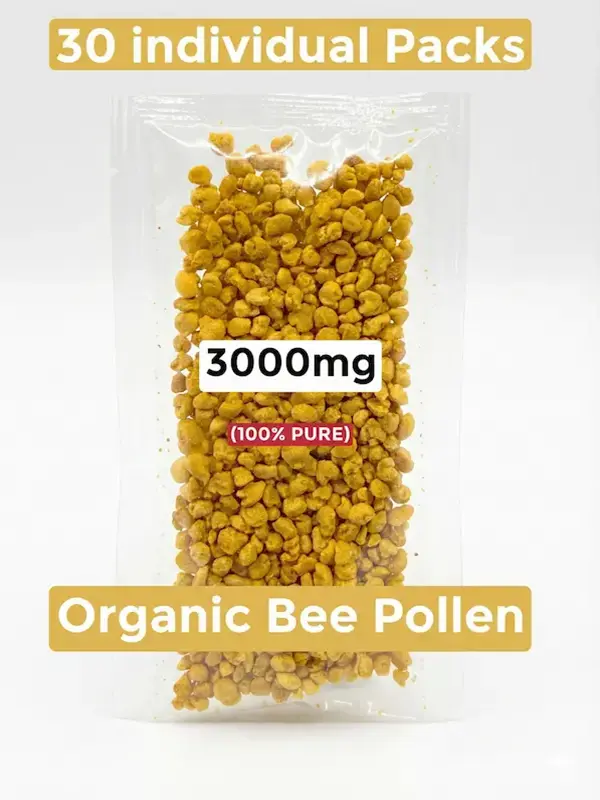 Pure Bee Pollen - 3000mg Daily