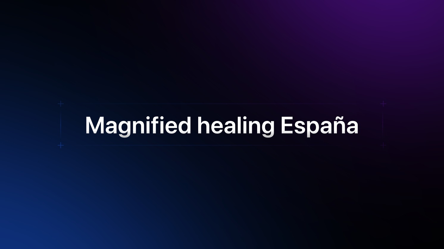Sesión de Magnified healing 