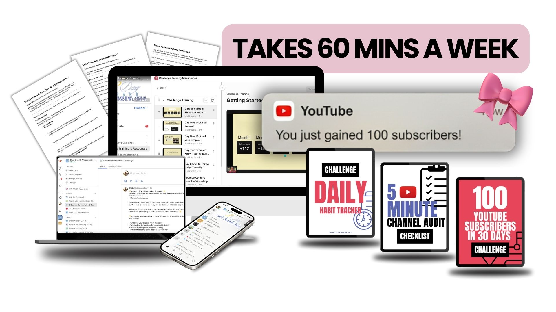 100 YT Subs 30 Day Challenge