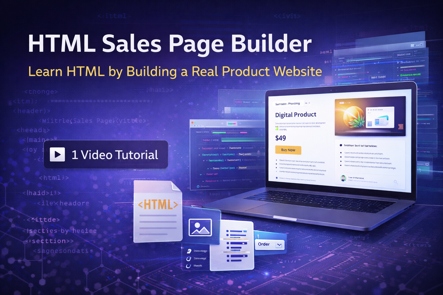 HTML Sales Page Builder
