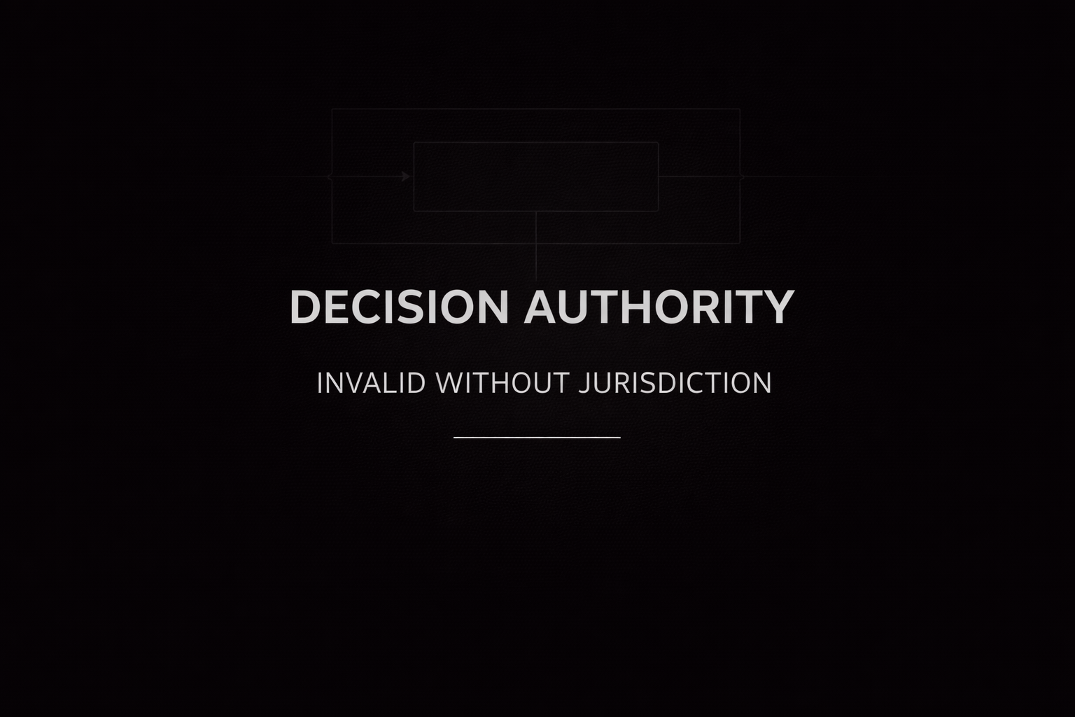 Decision Authority & Ownership