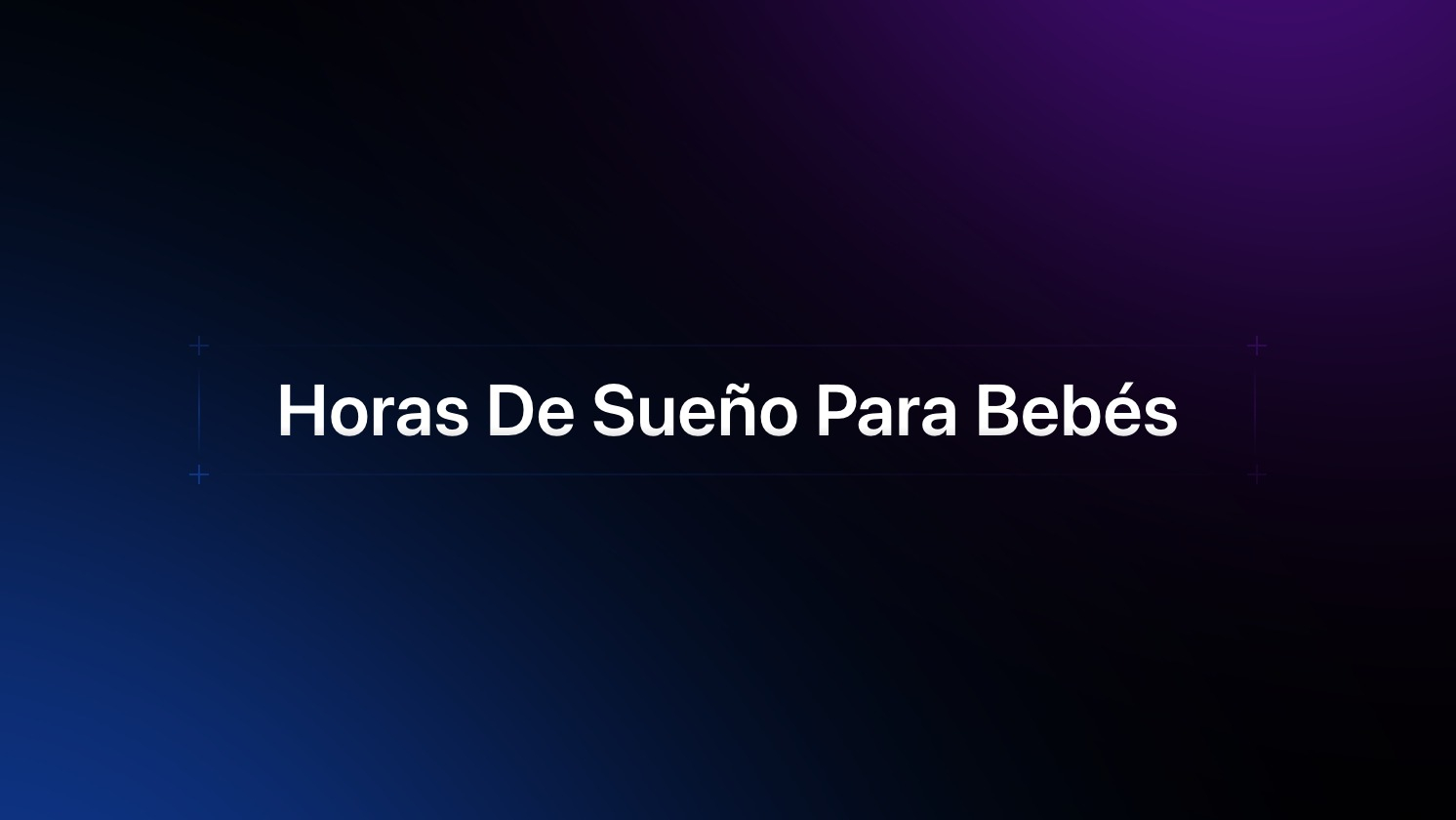 Noches Perfectas Para Tu Bebé