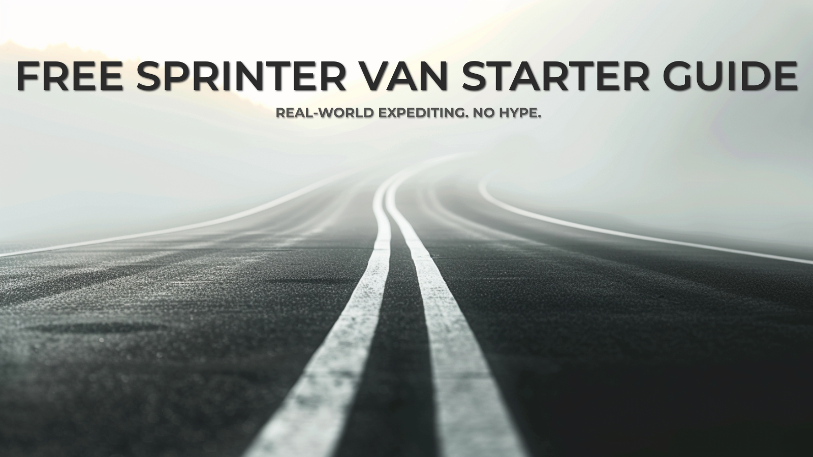 Free Sprinter Van Start Guide