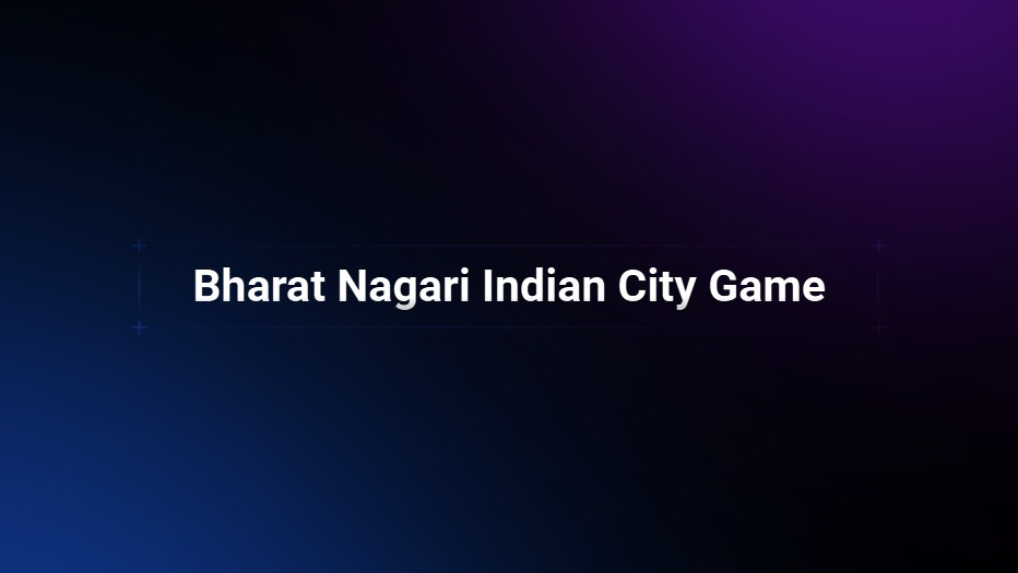 Bharat Nagari Indian City Game