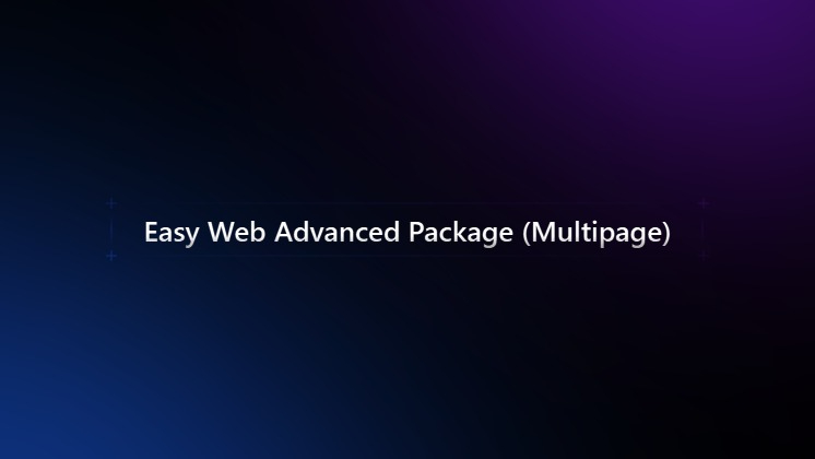 Advanced Package (Multipage)