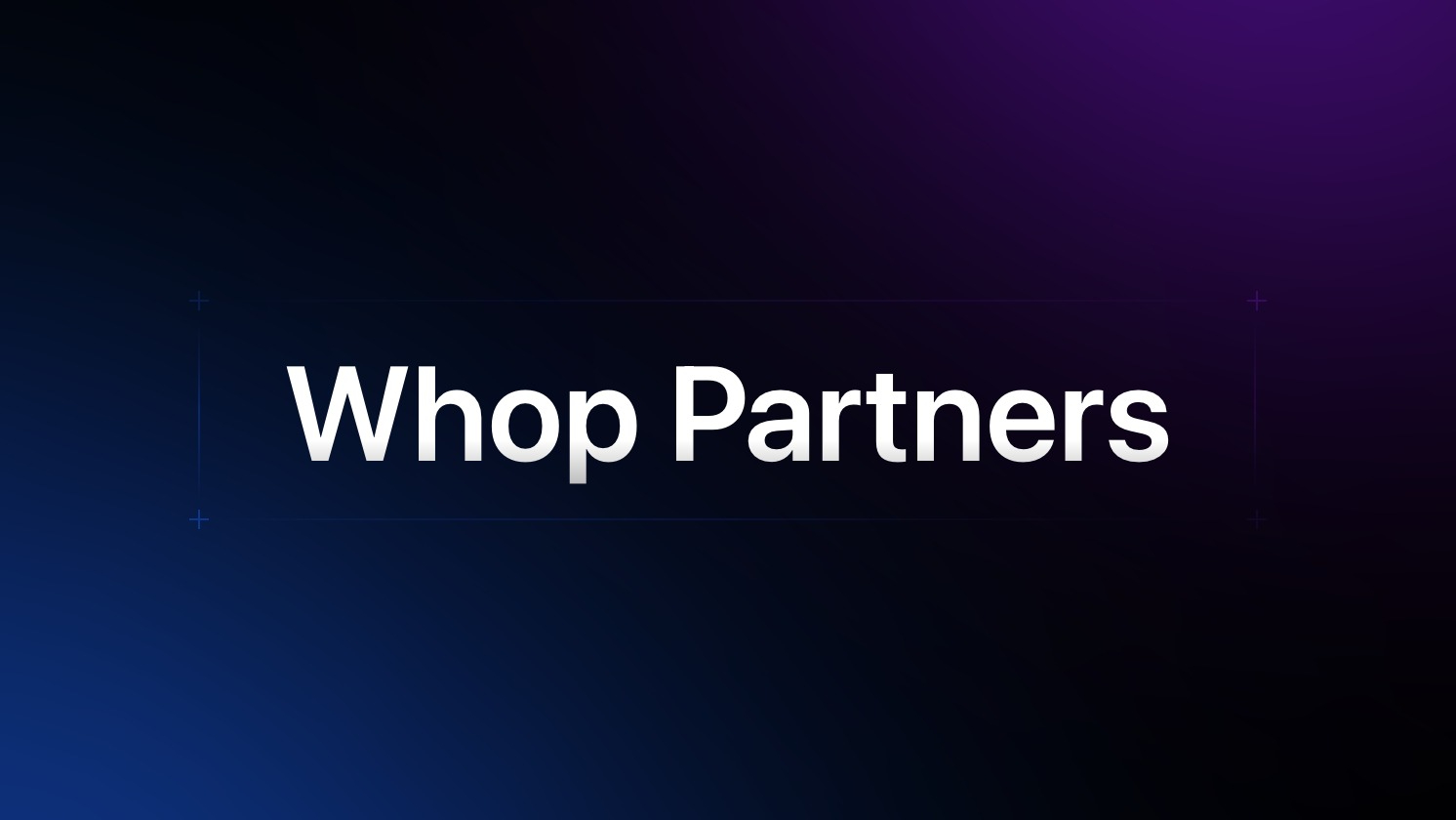 Whop Partner Program