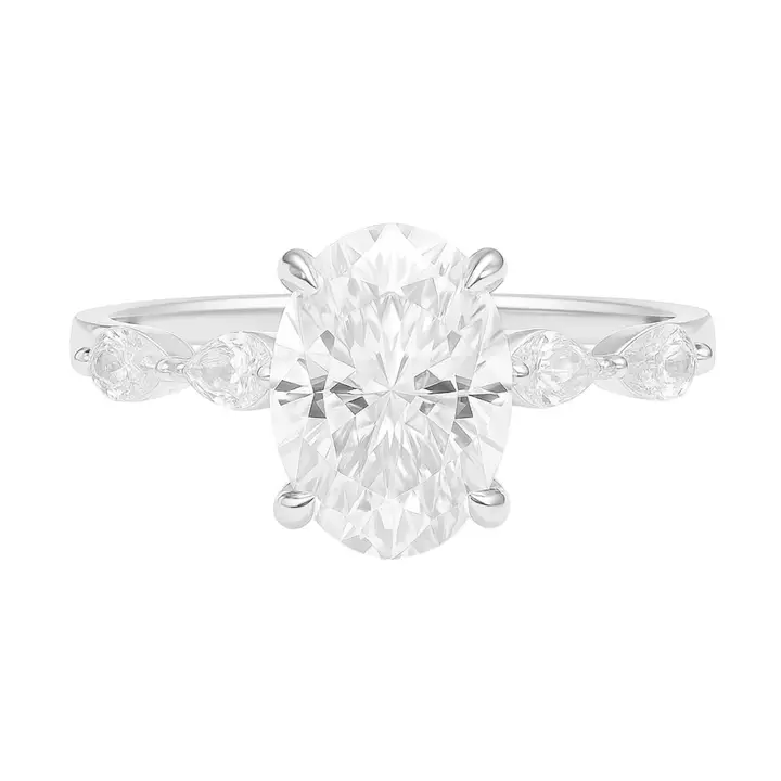 Marquise Accents Engagement Ri