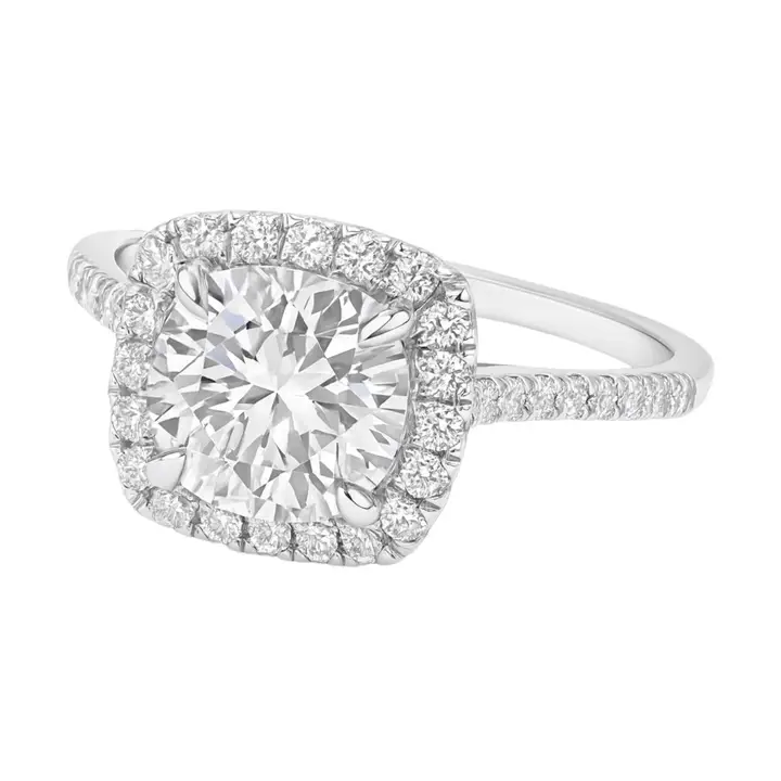  Halo Engagement Ring