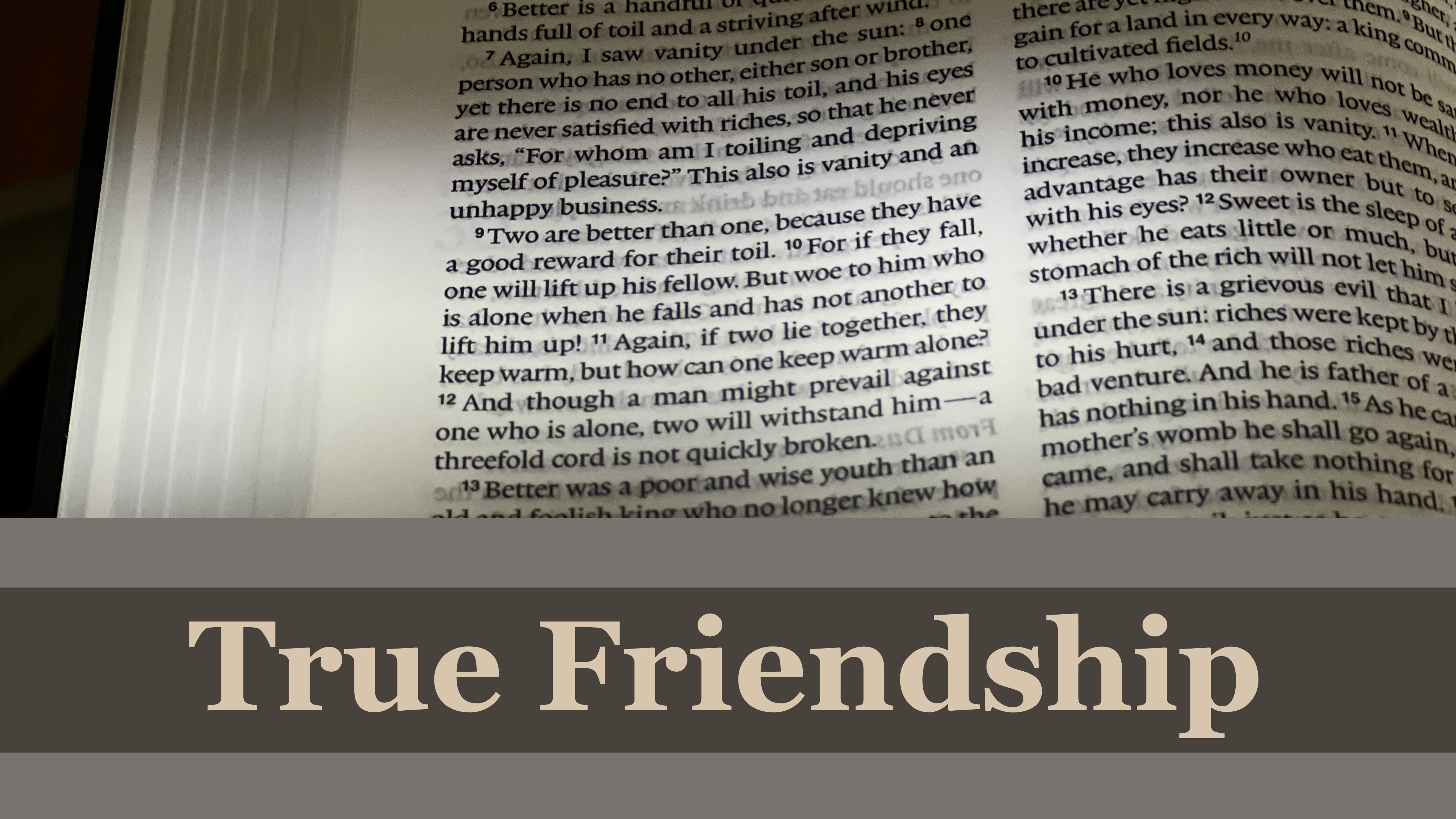 True Friendship