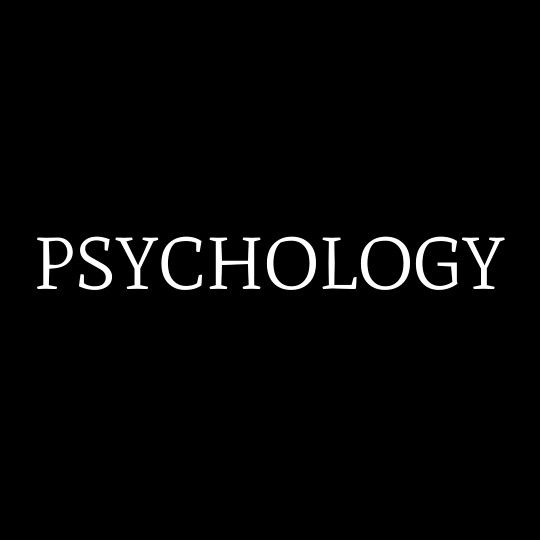 Psychology is all YOU need.