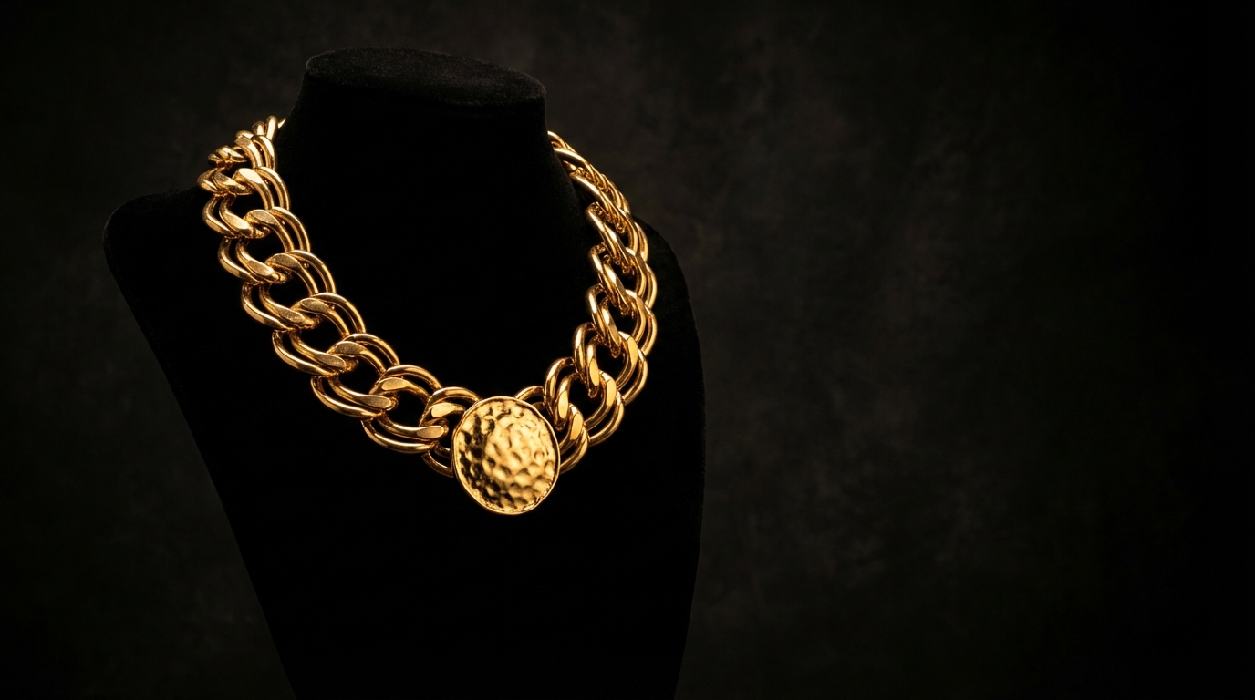 Gold Statement Necklace