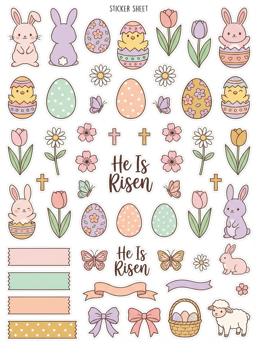 Easter Sticker Book